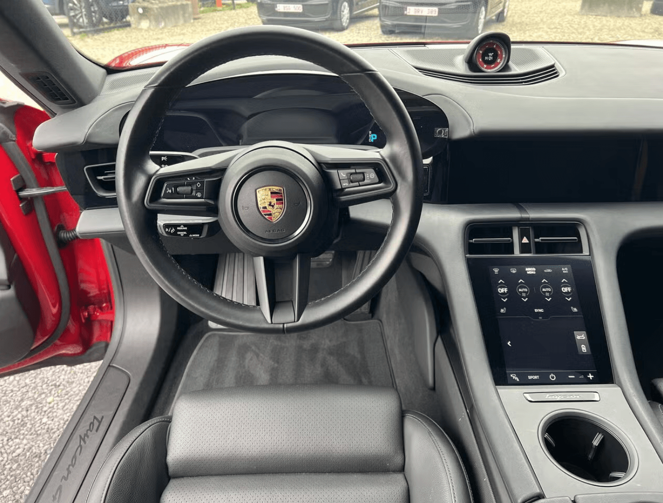 Porsche Taycan 4 Cross Turismo 2022 Rouge Carmin — vue 3